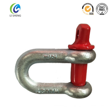 Color painted screw pin d shackle